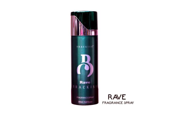 Brackish Rave Fragrance Body Spray – Long Lasting Deodorant for Men & Women, 200ml