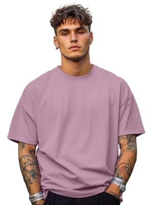 Men's Solid Color Cotton T-Shirt | Premium Casual Wear | Half Sleeve